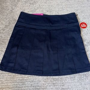 French Toast Girls Pleated Ribbon Skort in Navy Girls Size 5 NWT